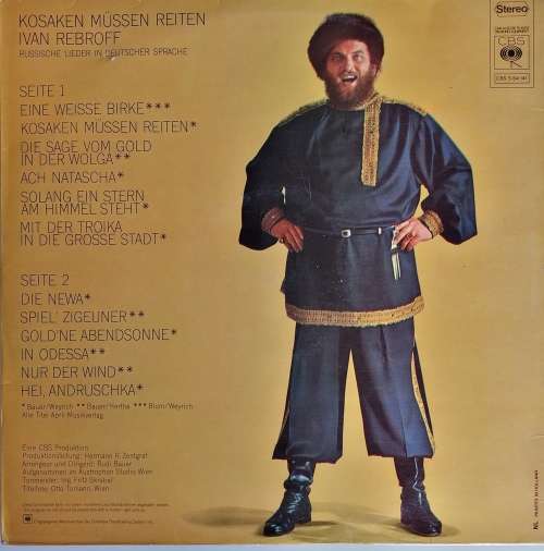 Ivan Rebroff Kosaken mussen reiten lp