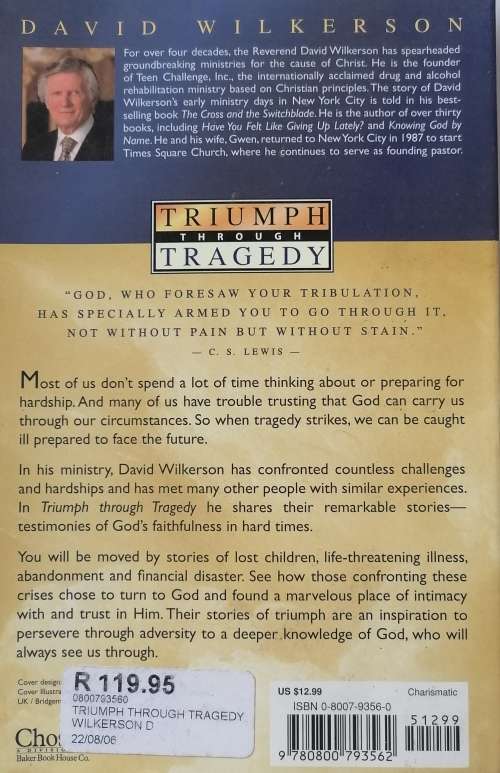 Triumph through tragedy by David Wilkerson