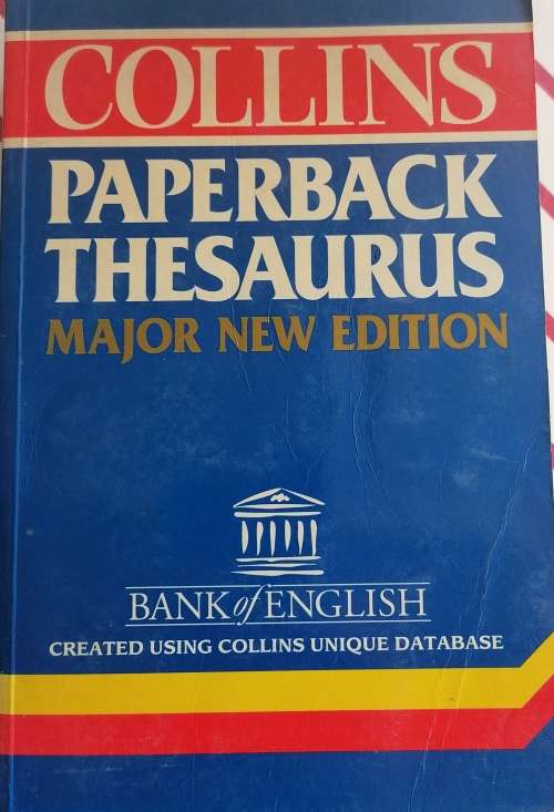 Collins paperback Thesaurus