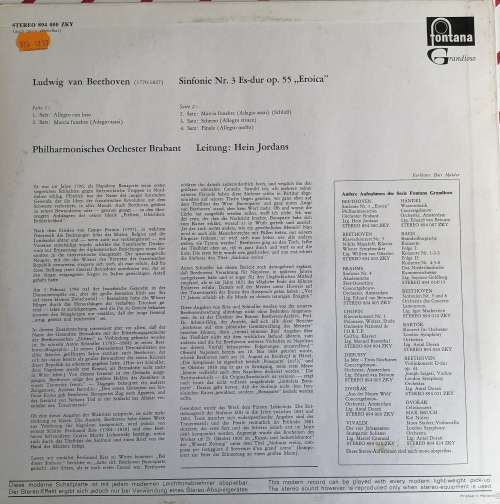 Beethoven Sinfonie nr. 3 Eroica lp