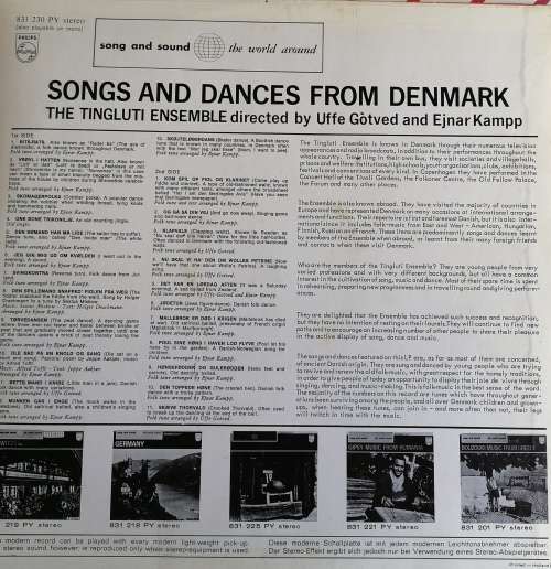 Songs and dances from Denmark lp