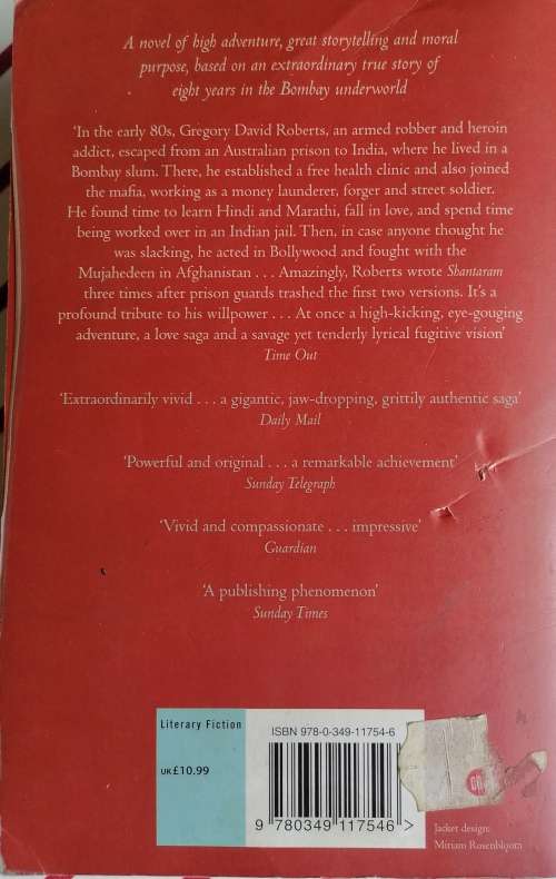 Shantaram by Gregory David Roberts