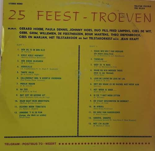 25 Feest troeven lp