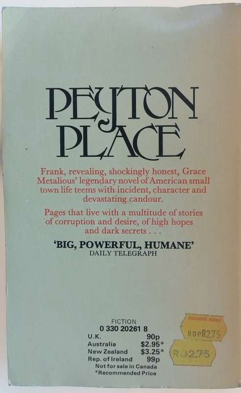 Peyton Place by Grace Metalious