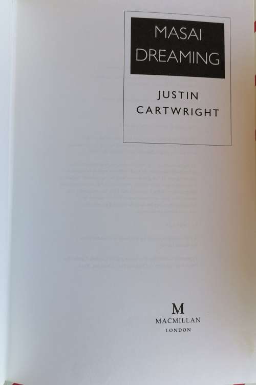 Masai dreaming by Justin Cartwright