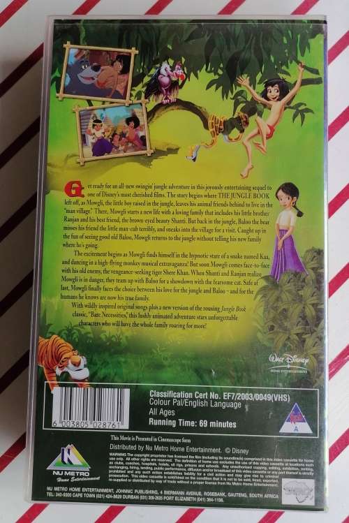 The jungle book 2 VHS