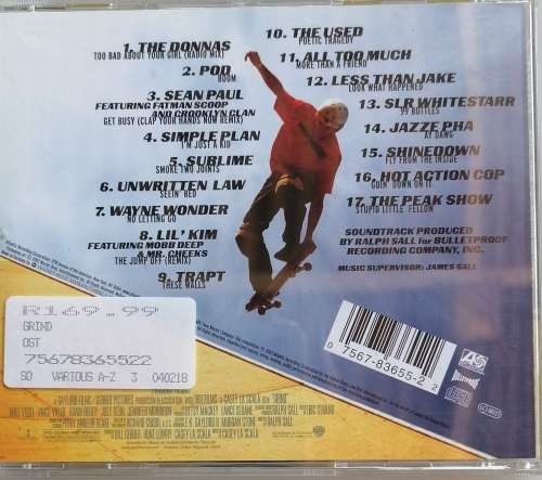 Grind - Music from the motion picture cd