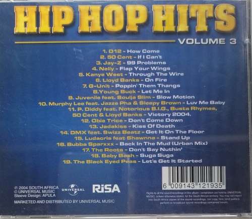 Hip Hop Hits volume 3 (cd)