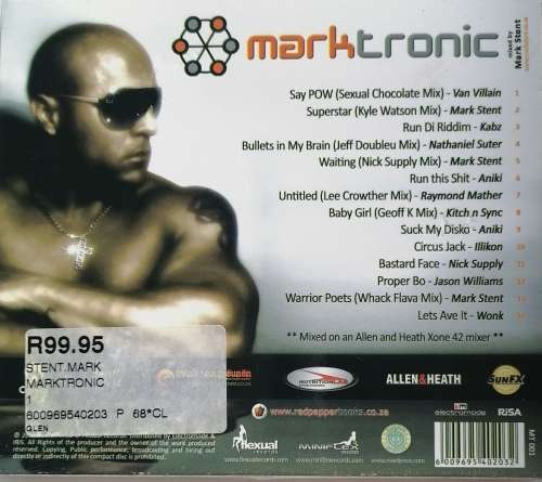 Marktronic mixed by Mark Stent cd