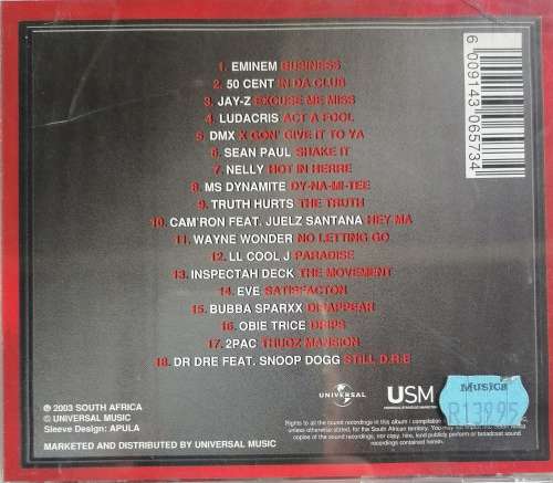 Hip Hop Hits volume 2 cd