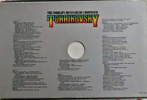 Tchaikovsky The world`s bestloved composer 4 x tapes
