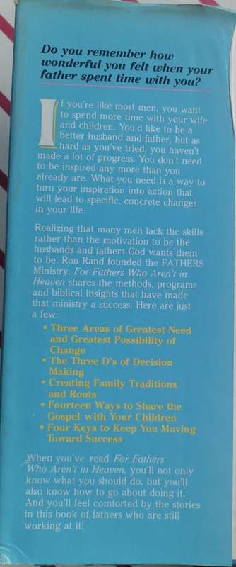 For fathers who aren`t in heaven by Ron Rand
