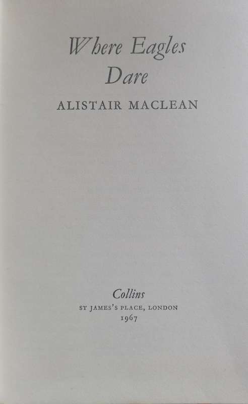 Where eagles dare by Alistair Maclean