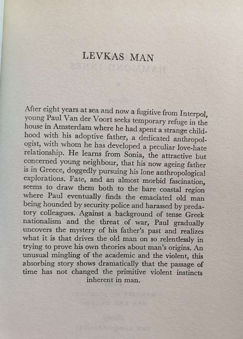 Levkas Man by Hammond Innes