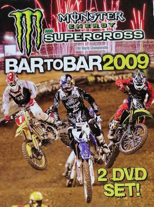 Monster energy supercross Bar to Bar 2009 2 x dvd