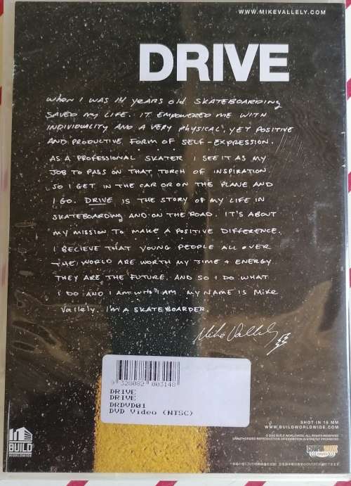 Mike Vallely Drive My life in skateboarding dvd
