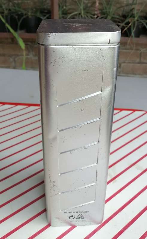 Johnnie Walker Red Label tin (empty)