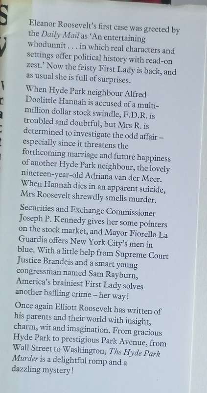 The Hyde Park Murder by Elliott Roosevelt