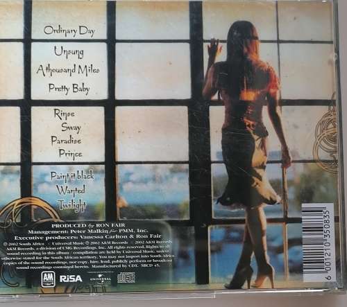 Vanessa Carlton - Be not nobody cd