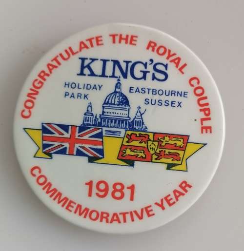 Royal wedding 1981 badge