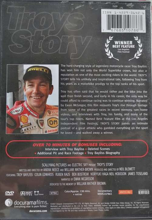 Troy`s story dvd