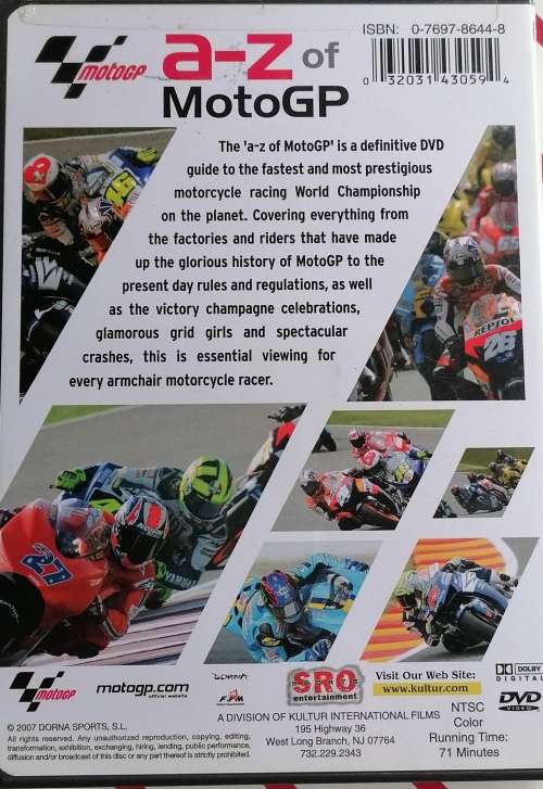 a-z of MotoGP dvd