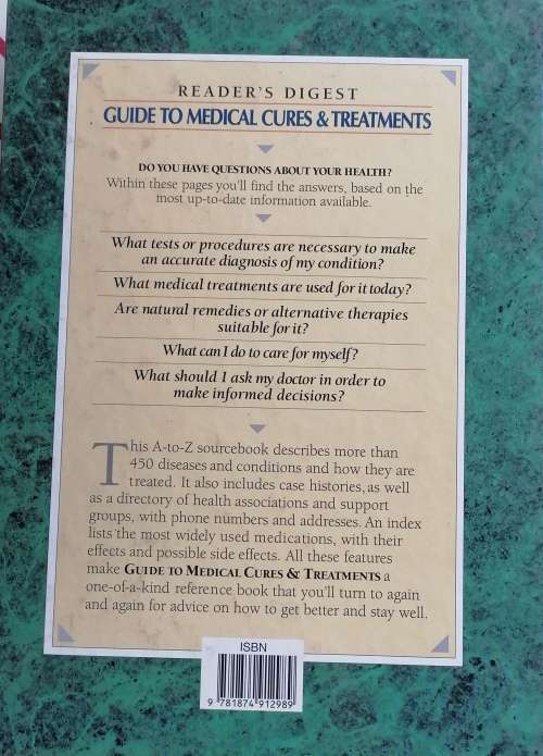 Guide to medical cures and treatments