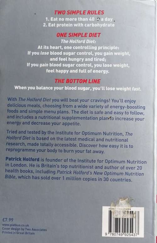 The Holford diet by Patrick Holford