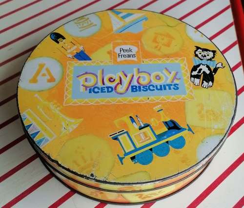 Vintage Peek Freans Playbox iced biscuits tin