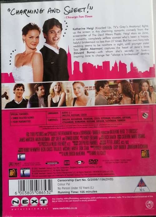 27 Dresses dvd