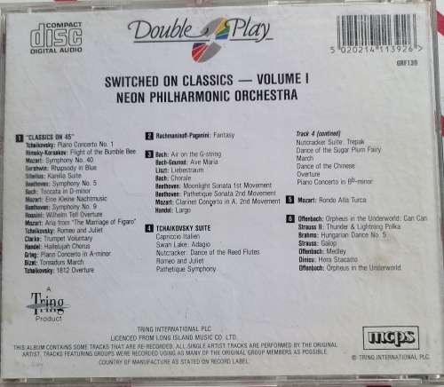Switched on classics vol 1 cd