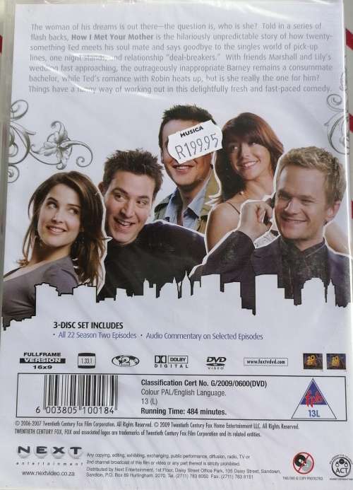 How I met your mother season two dvd *sealed*
