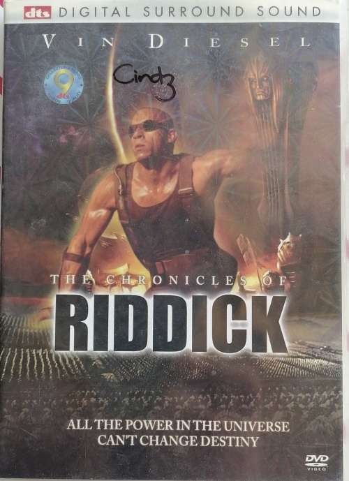 The chronicles of Riddick dvd