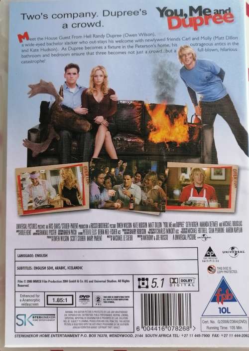 You, me and Dupree dvd