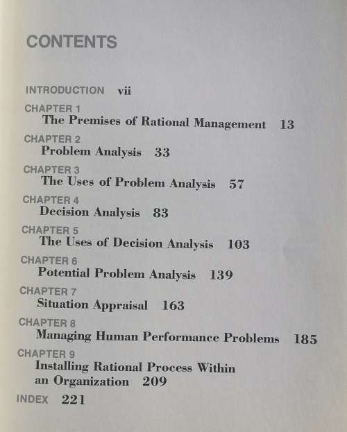 The new rational manager