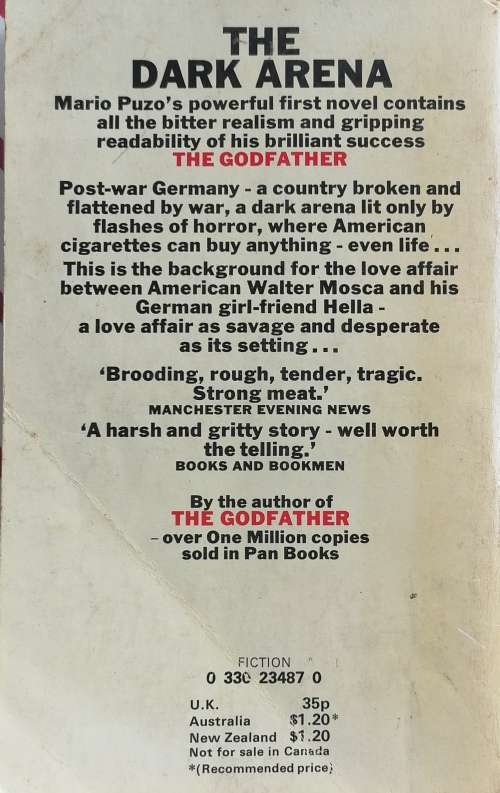 The dark arena by Mario Puzo