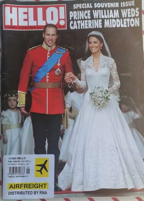 Hello number 1173 Special souvenir issue Prince William weds Catherine Middleton