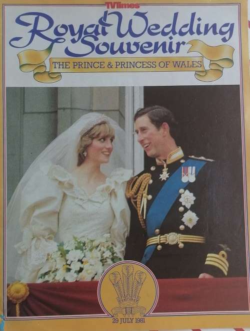 TV Times Royal Wedding Souvenir The Prince and Princess of Wales