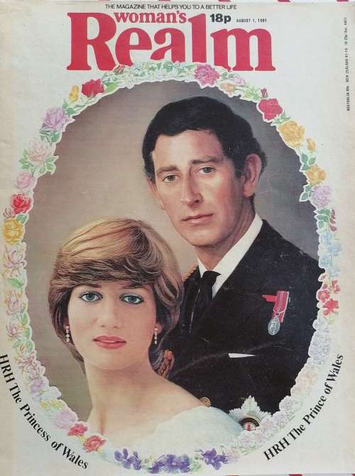 Woman`s Realm - The Princess of Wales and the Prince of Wales