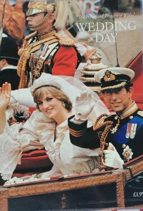 The Prince and Princess of Wales` wedding day booklet