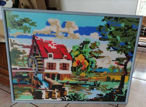 Framed tapestry