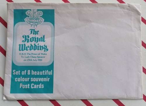 The Royal Wedding 1981 envelope