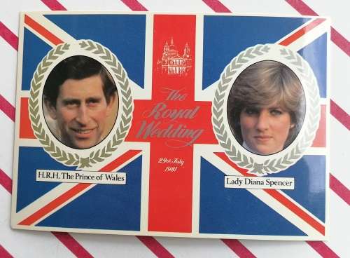 Royal wedding postcard