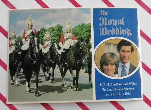 Royal wedding postcard