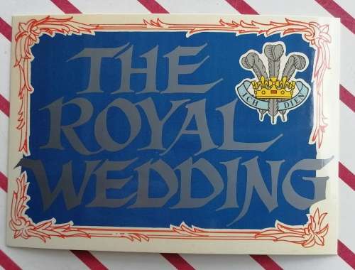 Royal wedding postcard