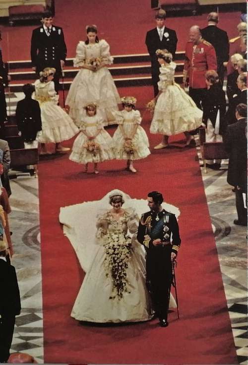 Royal wedding postcard