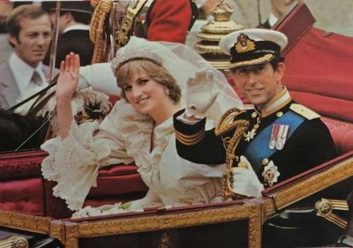 Royal wedding postcard