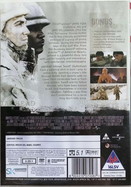 Jarhead dvd