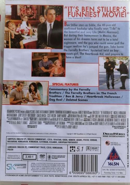 The heartbreak kid dvd