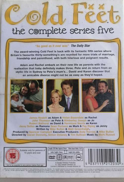 Cold feet series five dvd